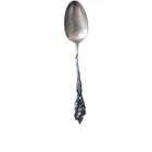 Lily of the Valley by Wallace Sterling Silver Demitasse Spoon Gold Washed 3 3/4
