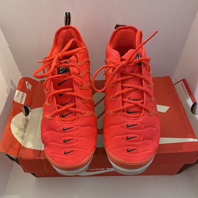 Nike Air VaporMax Plus Men's Sneakers BRIGHT Crimson Black White 924453-602 2018