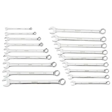 Klutch 18-Pc. SAE/Metric Extra-Long Combination Wrench Set, Model# 34697A