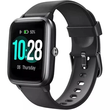 Letsfit Smart Watch Fitness Tracker - Black