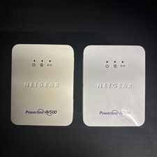 Set of 2 Netgear Powerline AV500 Gigabit Powerline Adapter XWN5001