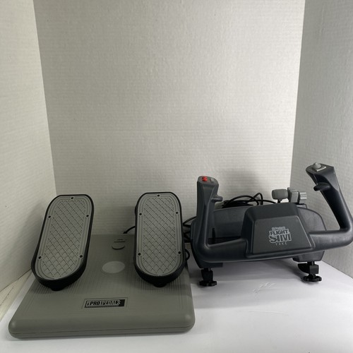 CH Products USB Flight Simulator Yoke FSY211U and Pro Pedals PPU995