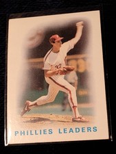 1986 Topps Baseball - #246 Philadelphia Phillies Team Leaders EX Condition 