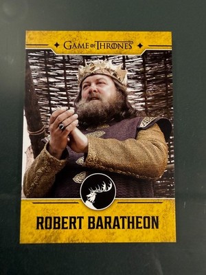 Robert Baratheon 2025 Rittenhouse Game of Thrones #30 Card | eBay Robert Baratheon 2025 Rittenhouse Game of Thrones #30 Card | eBay