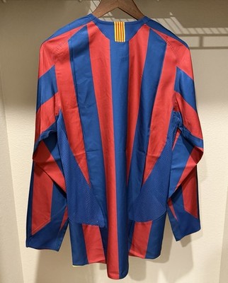 Size M - Nike FC Barcelona 05/06 Reissue Replica Long-Sleeve