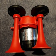 Fiamm 3000 Zwei-Ton Hupe, Kompressor und Horn, NOS, Alfa,Maserati 