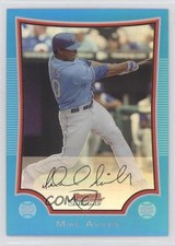 2009 Bowman Chrome Blue Refractor 146/150 Mike Aviles #94 0b5