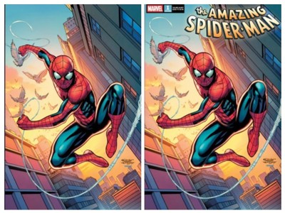 AMAZING SPIDER-MAN #1 SAJAD SHAH C2E2 TRADE & VIRGIN VARIANT SET **PRE-SALE**
