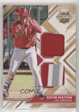 2018 Panini Elite Extra Edition Dual Materials Gold 50/99 Kevin Maitan 0b2