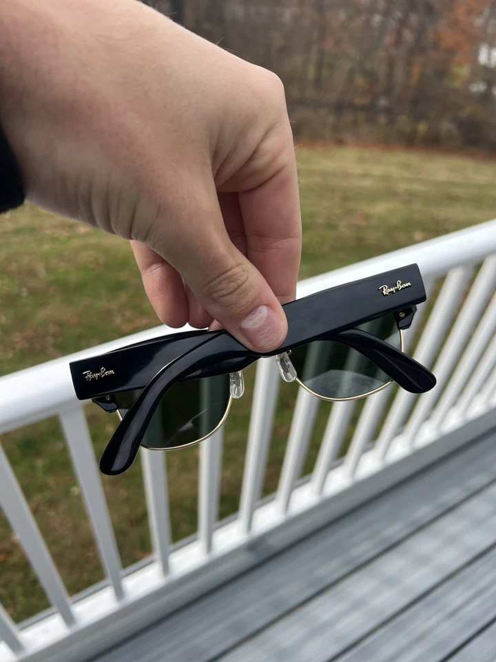 Auténticas gafas de sol Ray-Ban Mega Clubmaster RB0316S unisex - ligeramente usadas Foto 4 de 4