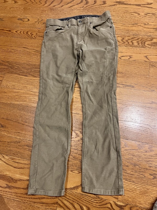 JACHS NY Brown Straight Cotton Denim Jeans Regular Fit 5-Pocket Men's