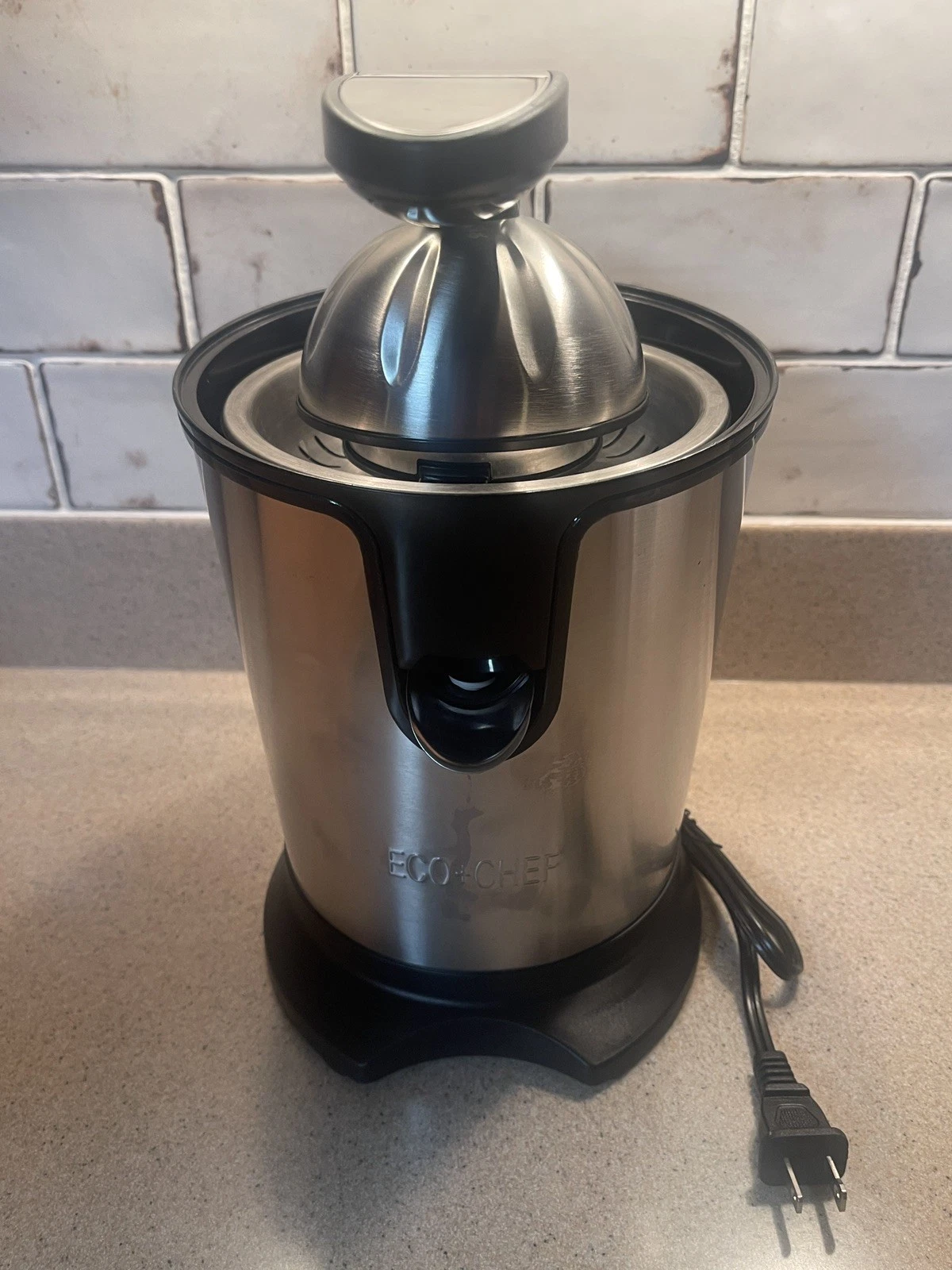 Eco Chef Electric Citrus Press Preowned Black Silver
Opens in a new window or tab