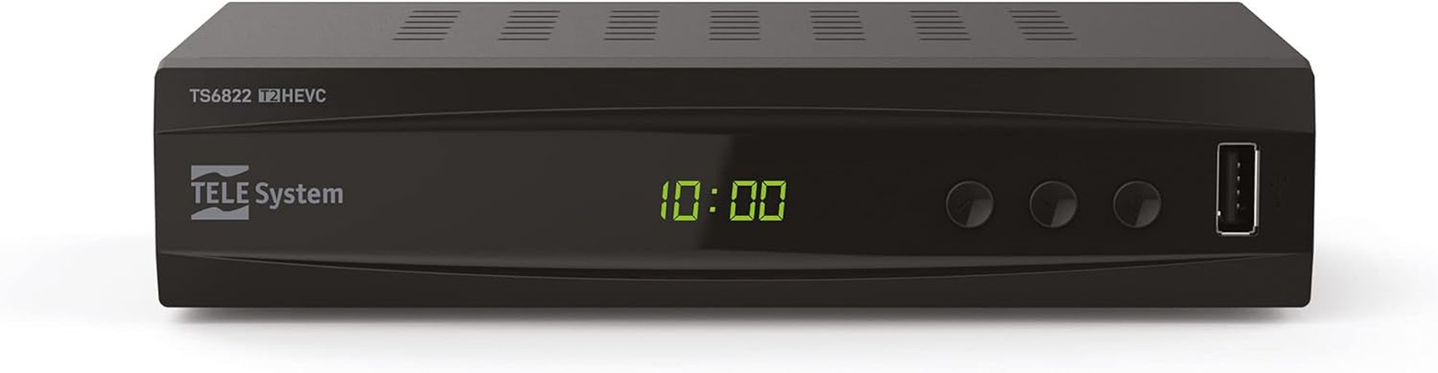 Telesystem TS6822 TWIN PVR - Decoder DVB-T2 Doppio Tuner e Registratore