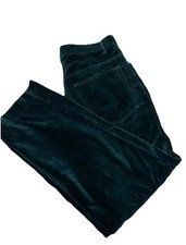 VIntage Sostanza Womens Green Velvet Pants Sz 12