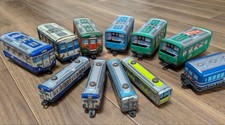 Vintage Japanese Tin Toy Train Ichiko Showa Era