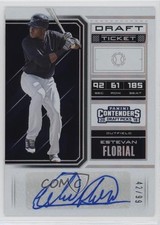 2018 Contenders Draft Picks Prospect Ticket 42/99 Estevan Florial #5 Auto 00gy