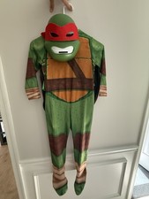 Teenage Mutant Ninja Turtles Halloween Costume With Mask 4 Colors Age 7-8