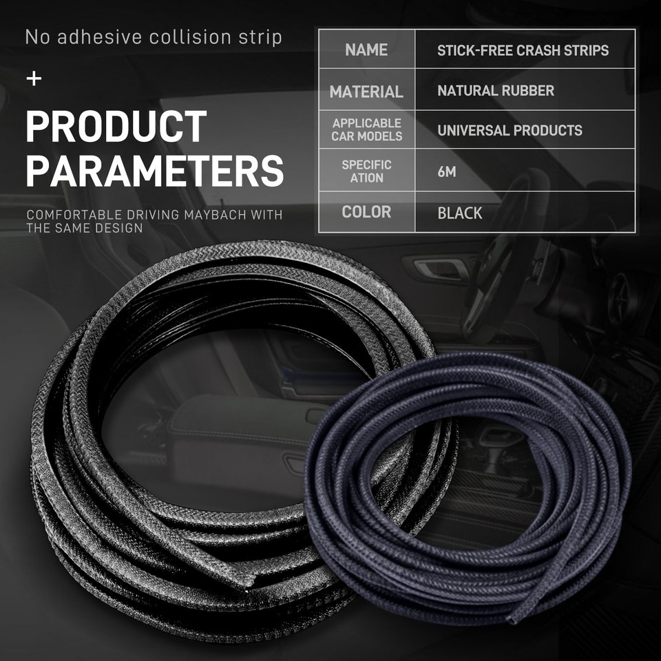 Car Door Edge Guards Car Door Edge Guard Kit - 30 Clear 3M Film - Foto 8