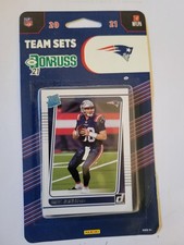 Patriots 2021 Donruss Team Set Rookie Mac Jones  Rhamondre Stevenson Tom Brady 