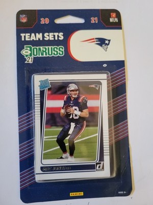 Patriots 2021 Donruss Team Set Rookie Mac Jones  Rhamondre Stevenson Tom Brady 