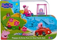 Peppa Pig Whizz Around Peppa Und Evie Spielset Im Park