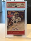 2020 Donruss Elite Justin Jefferson Rookie Turn/Century Auto Red /99 PSA 10