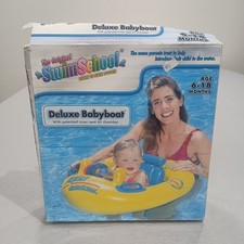 De colección Escuela de Natación Nivel 1 Bebé Bote Flotador 6-18M 2004 ET-9110WMUS Inflable Nuevo de Lote Antiguo