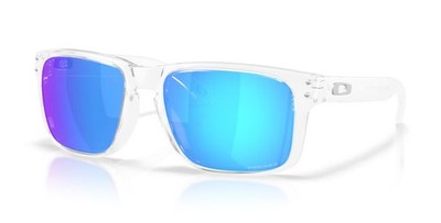 Oakley Holbrook 9102AS Sonnenbrille Transparent/Prizm Sapphire