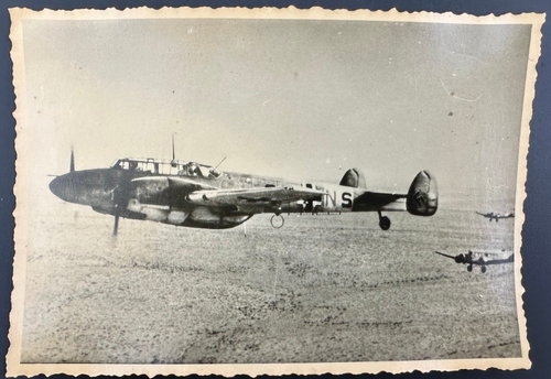 German heavy fighter Messerschmitt Bf 110E-2 Luftwaffe in flight | eBay