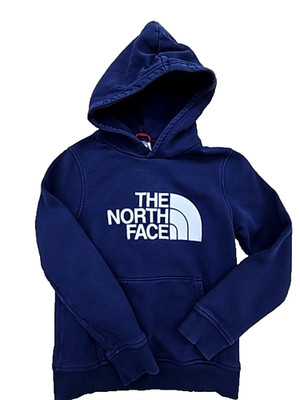 The North Face Youth Navy Pullover Hoodie Gr.M Kängurutasche
