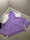 Nike Center Swoosh Hoodie Womens Large Lavender Mini Swoosh Oversized Baggy Y2K — photo 2