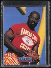 1991 Pro Line Portraits Christian Okoye Auto Autograph 