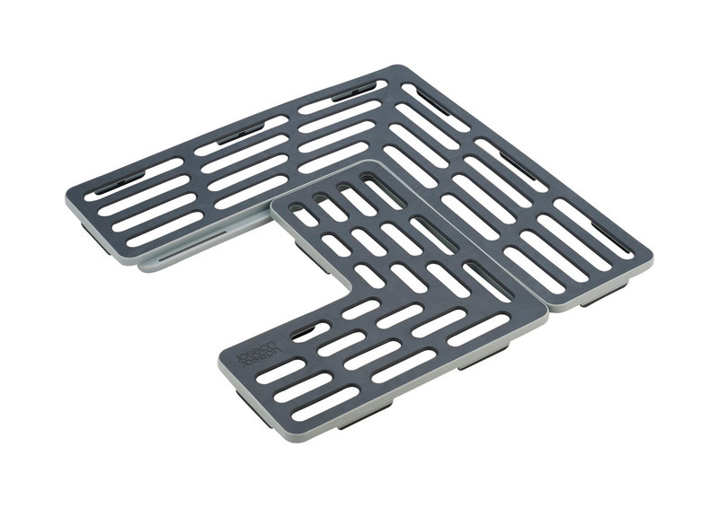 Joseph Joseph SinkSaver Adjustable Sink Protector Mat, Non-Slip, Gray