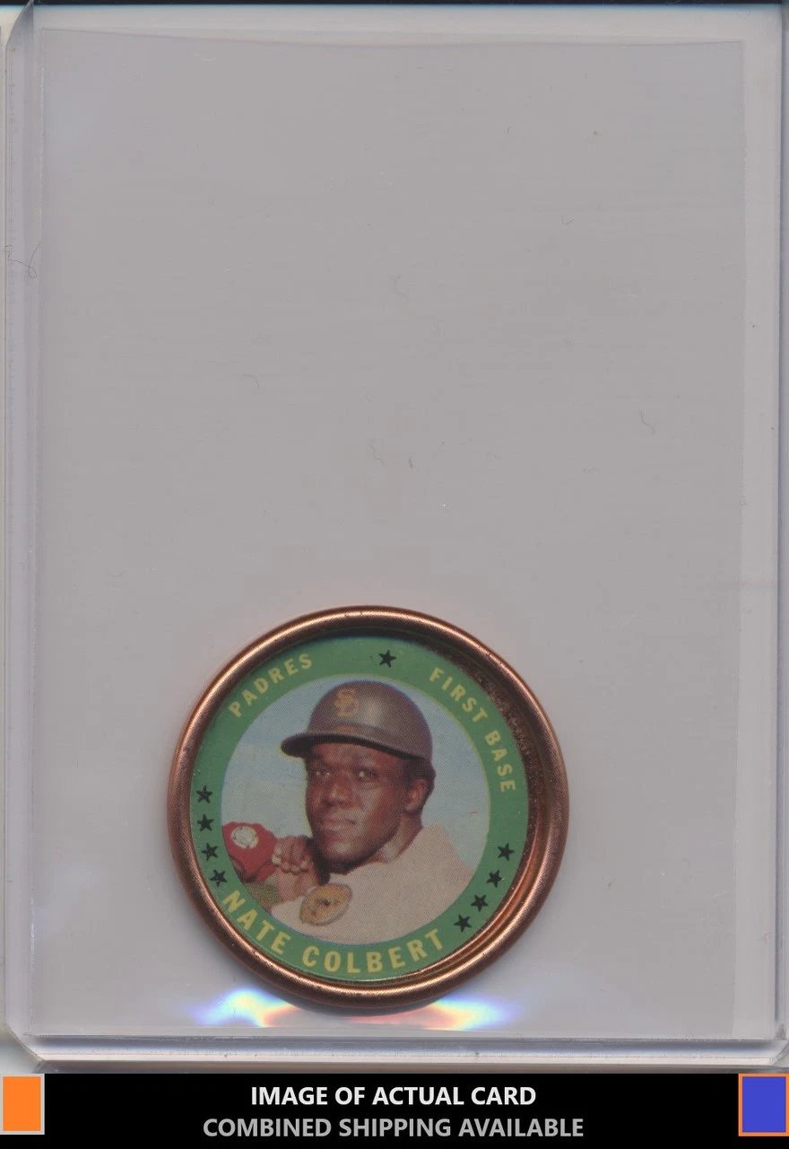 1971 Topps #77 Nate Colbert Coins San Diego Padres VG/EX-EX