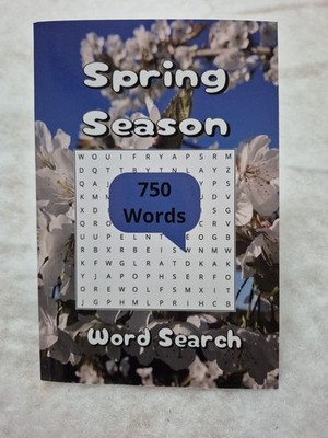 Word Search Spring Season Puzzle Book 750 Words To Find