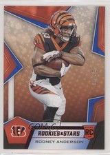 2019 Panini Rookies & Stars Rookies Red & Blue 13/35 Rodney Anderson #171 3j2