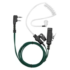 Two Way Radio Headset Compatible with Baofeng, Kenwood 2 Pin Walkie Talkie Su...