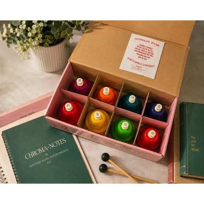 Rhythm Band Instruments Chroma-Notes Colored Deskbells C Major Diatonic Scale