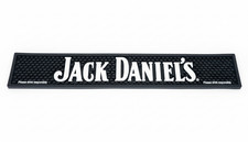 Jack Daniel s style rubber bar mat 24 black w...