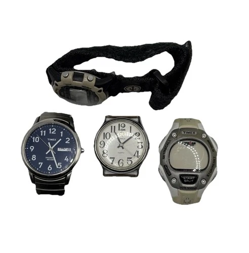 Vintage Timex Watch Lot – Ironman Triathlon, Indiglo, Quartz – Parts/Repair