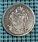 1986 Krewe of SHANGRI-LA / Happiness Is... .999 FINE SILVER Mardi Gras Doubloon