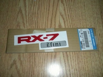MAZDA Original OEM RX-7 91-95 FD3S Efini ROTES Emblem hinten Abzeichen