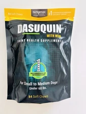Nutramax Dasuquin with MSM Soft Chews for Small/Medium Dogs 84 ct expire 04/2027