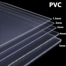 Translucent PVC Plastic Sheet Thin Clear Plastic Panel PVC Plat Thick 0.3mm-2mm