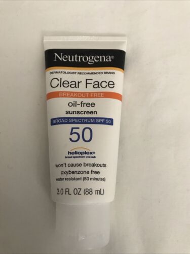 Neutrogena Clear Gesicht Sonnenschutz Lotion, LSF 50, 3oz EXP 10/2025 - Bild 2 von 4