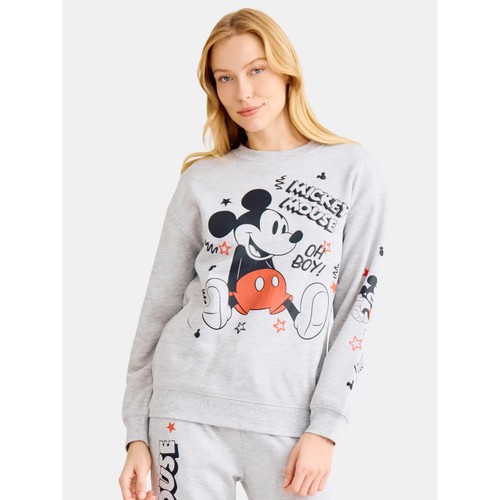 Mickey Mouse Women’s Scribbles Graphic Sweatshirt - 第 1/5 張圖片
