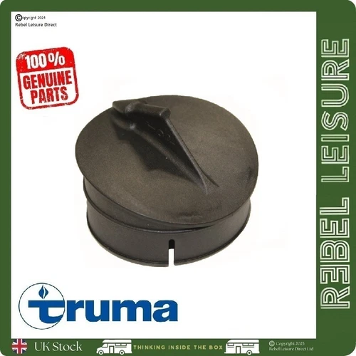 Truma Combi Boiler Outlet Blanking Plug -Black- 2E, 4E, D4E, 6E, D6E - 34310-01