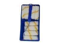 Paint Roller Tool Kit Painting Set Mini Plastic Paint Tray Set,Microfiber Roller