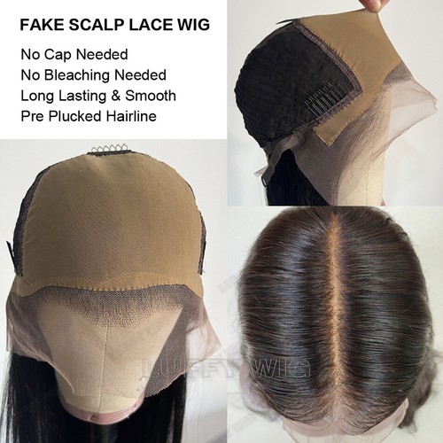Pelucas frontales de encaje Body Wave falso cuero cabelludo 13*6 cabello humano prearribadas con cabello de bebé - Imagen 12 de 12