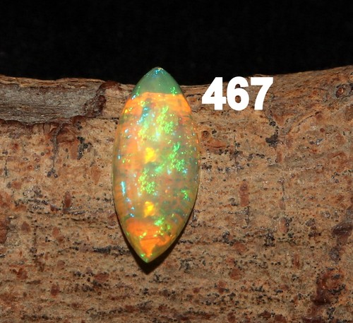 Natural Ethiopia opal gemstone multi fire opal cabochon loose gemstone welo opal - Picture 21 of 37